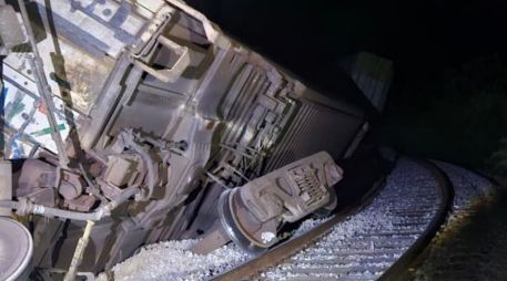 A pesar de lo aparatoso, no se registraron heridos o muertos en el nuevo accidente del Tren Interoceánico. X/@azucenau