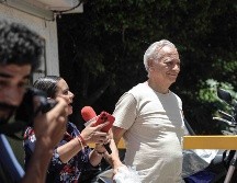 Víctor Rodríguez Padilla, exdirector de Pemex, a su salida del Centro Estatal de Reinserción Social Morelos después de la audiencia en que se dictó la continuación de su proceso en libertad. SUN/G. Pano