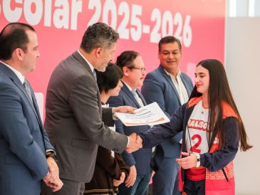 La ceremonia se llevó a cabo en el Museo Jalisco Paseo Interactivo y se premió a estudiantes por su desempeño en distintas competencias y pruebas de conocimientos. CORTESÍA