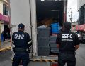 Los vehículos y la mercancía recuperada fueron decomisados y puestos a disposición del agente del Ministerio Público. ESPECIAL/SSPC