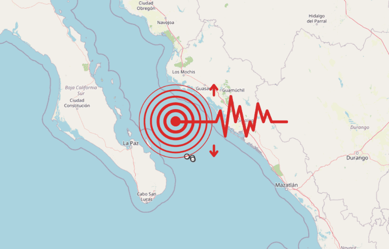 &nbsp;Sismo en Sinaloa. ESPECIAL / SSN