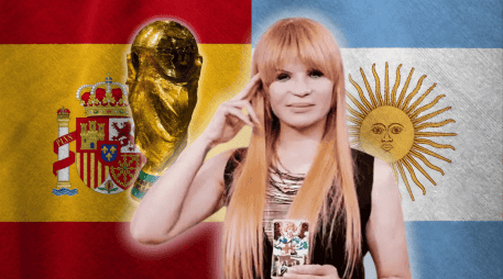 Conoce la predicción de Mhoni Vidente para la final del Mundial 2026 entre España y Argentina. Descubre qué selección levantará la copa. ESPECIAL/Canva Facebook/Mhoni Vidente