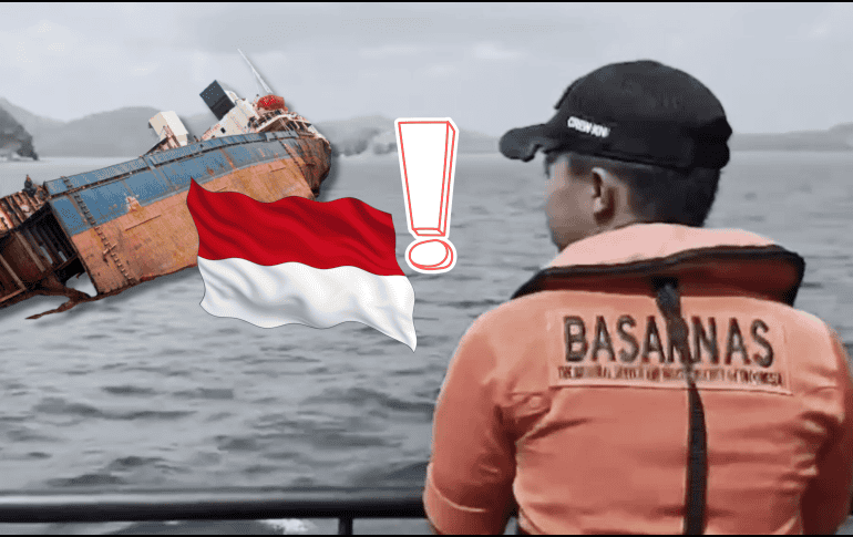 Los accidentes marítimos son comunes en Indonesia debido a infraestructuras precarias. EFE /  AGENCIA DE BÚSQUEDA Y RESCATE (BASARNAS) / UNSPLASH / E. AKYURT