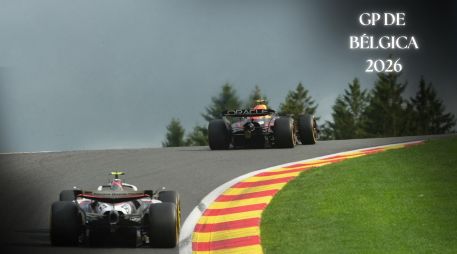 Las acciones del Gran Premio de Bélgica se llevarán a cabo del viernes 17 al domingo 19 de julio de 2026. ESPECIAL / AFP y CANVA