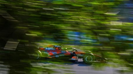 El motor proporcionado por Mercedes para el monoplaza de Norris no ha sido fiable en lo que va de la temporada. AP / F. Shbair