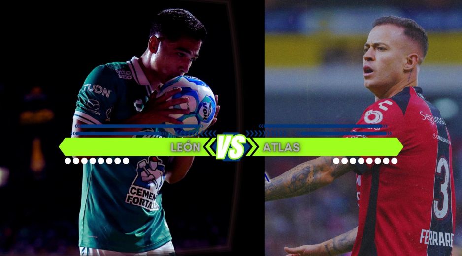 León y Atlas se enfrentarán este viernes en el Estadio Nou Camp durante el segundo día de actividades del Torneo Apertura 2026. ESPECIAL / CANVA