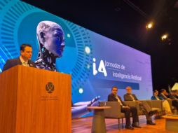 La titular de la Secretaría de Innovación, Ciencia y Tecnología del Gobierno del Estado Reconoció que la IA también representa un desafío donde el reto mayor son las personas. EL INFORMADOR / J. VELAZCO 