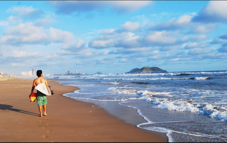 Sinaloa inicia la temporada vacacional con playas que cumplen los estándares sanitarios establecidos por COFEPRIS. ESPECIAL/SECRETARIA DE TURISMO DE SINALOA.