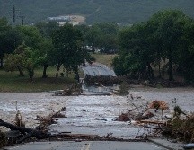 Hasta 74 centímetros de lluvia cayeron en los últimos tres días en el condado de Uvalde, una de las regiones texanas más afectadas. AP/J. Juárez