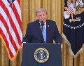 Las revelaciones que Trump presentará durante su intervención “sorprenderán” a la audiencia. EFE/ S. LOEB