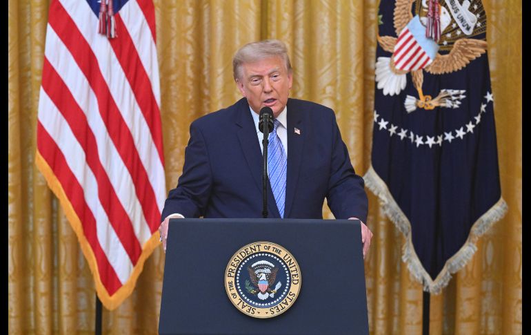 Las revelaciones que Trump presentará durante su intervención “sorprenderán” a la audiencia. EFE/ S. LOEB