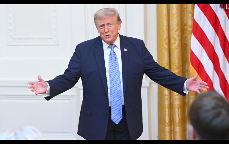 Donald Trump comprobó que aún le guarda rencor a su rival político, Joe Biden, por lo ocurrido en el 2020. EFE/S. Loeb