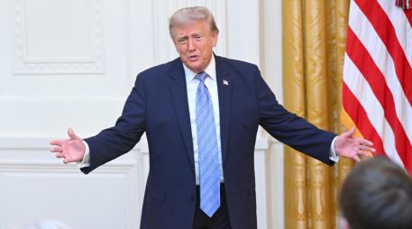 Donald Trump comprobó que aún le guarda rencor a su rival político, Joe Biden, por lo ocurrido en el 2020. EFE/S. Loeb