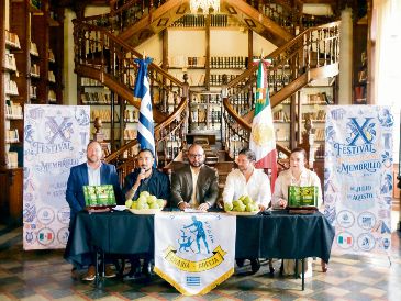 En rueda de prensa, autoridades dan a conocer detalles del Festival Internacional del Membrillo. ESPECIAL