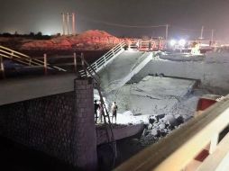 Un ataque de EU en Hormozgán que provocó la muerte de 8 personas y 19 heridos, además de la caída de un puente. EFE / Agencia iraní IRNA