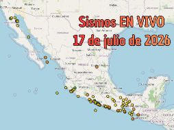 EN VIVO | Sismos en México | Viernes 17 de julio. ESPECIAL / SSN
