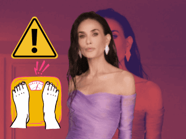 Estrellas de Hollywood recientemente han estado en el ojo público por su figura llamativa desencadenada de los estándares de belleza actuales. INSTAGRAM / @demimoore