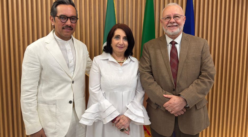 La directora de la FIL, Marisol Schulz, destacó la importancia de esta edición especial que contará con 43 mil metros cuadrados de exhibición. EFE/Daniel Cáceres