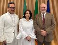 La directora de la FIL, Marisol Schulz, destacó la importancia de esta edición especial que contará con 43 mil metros cuadrados de exhibición. EFE/Daniel Cáceres