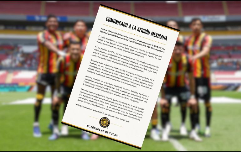 Desde el equipo tapatío hacen un llamado para los fanáticos, referentes de opinión, jugadores, exfutbolistas y medios de comunicación para alzar la voz y respaldar la causa de quienes 