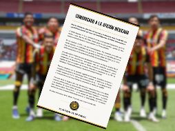 Desde el equipo tapatío hacen un llamado para los fanáticos, referentes de opinión, jugadores, exfutbolistas y medios de comunicación para alzar la voz y respaldar la causa de quienes 