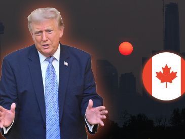 Imagen del 16 de julio de 2026 del atardecer visto mientras el humo de los incendios forestales envuelve Toronto, Canadá. XINHUA / EFE / ARCHIVO