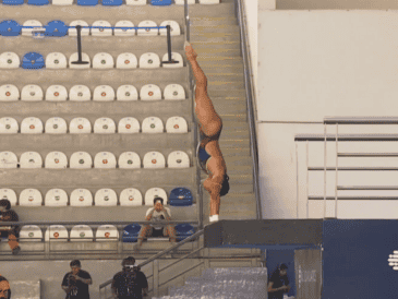 Alejandra Estudillo ocupó el primer lugar al registrar 315.75 puntos. X/@TVCDeportes