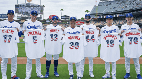 Los Dodgers en el Juego de Estrellas 2026. X/@Dodgers