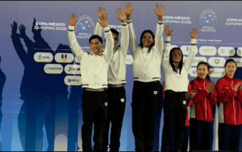 El cuarteto integrado por Juan Celaya, Aranza Vázquez, Alejandra Estudillo y Randal Willars se quedó con el segundo lugar. EL INFORMADOR / A. GARCIA