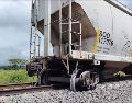 El incidente ferroviario no dejó heridos ni afectaciones a la circulación. ESPECIAL/Ayuntamiento de Coyotepec