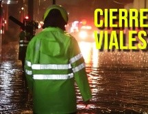 Bomberos de Guadalajara atienden inundaciones en San Carlos. ESPECIAL / FACEBOOK Protección Civil y Bomberos GDL