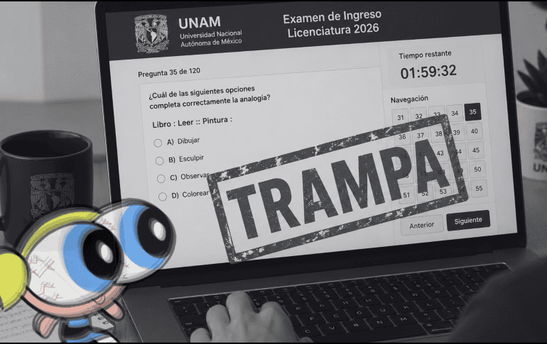 La polémica de la UNAM surgió principalmente por la detección de intentos de hacer trampa durante la aplicación del examen. ESPECIAL/ChatGPT