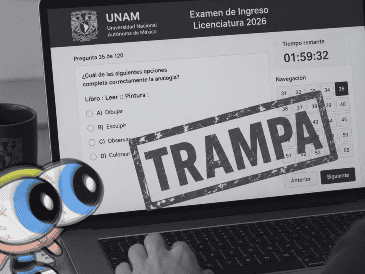 La polémica de la UNAM surgió principalmente por la detección de intentos de hacer trampa durante la aplicación del examen. ESPECIAL/ChatGPT