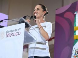 Sheinbaum participará en la ceremonia de clausura de dicho evento, de manera conjunta con los mandatarios de los dos países coanfitriones. EFE/Presidencia de la República