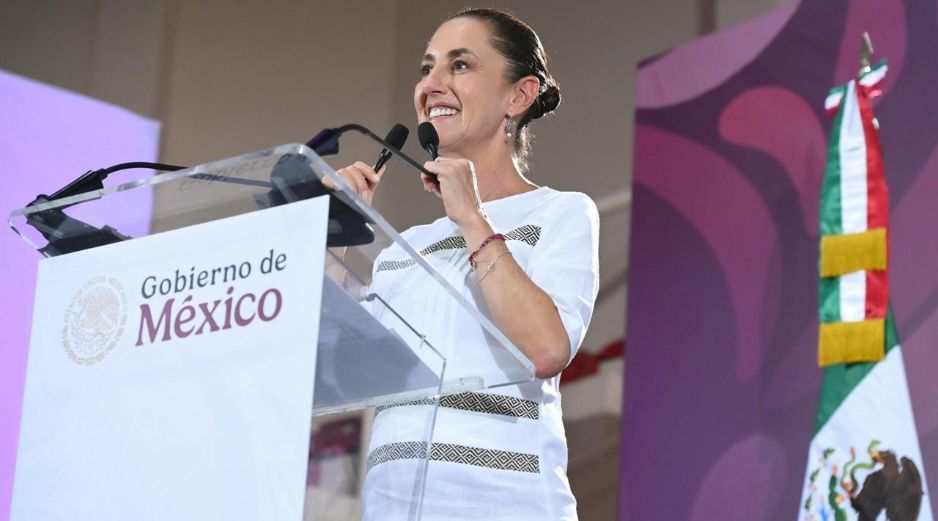 Sheinbaum participará en la ceremonia de clausura de dicho evento, de manera conjunta con los mandatarios de los dos países coanfitriones. EFE/Presidencia de la República