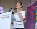 Sheinbaum participará en la ceremonia de clausura de dicho evento, de manera conjunta con los mandatarios de los dos países coanfitriones. EFE/Presidencia de la República