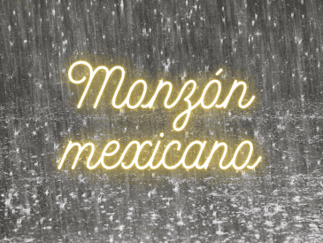 El monzón mexicano está interactuando fuertemente con canales de baja presión y el ingreso de humedad, generando un escenario climático bastante complejo. ESPECIAL / CANVA