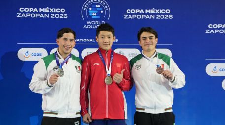 La selección azteca cerró el tercer día de actividades de la Copa México Zapopan 2026 con un total de cinco medallas. CORTESÍA.