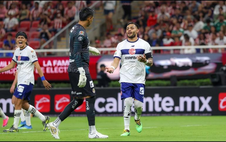 Toluca puso fin a una racha de 14 partidos sin derrota de Chivas como local en el Estadio AKRON. EL INFORMADOR/ A. NAVARRO.