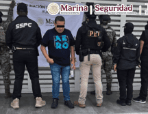 Rivera Parrazales, junto con lo asegurado, fue puesto a disposición del agente del Ministerio Público. X / @GabSeguridadMX