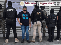 Rivera Parrazales, junto con lo asegurado, fue puesto a disposición del agente del Ministerio Público. X / @GabSeguridadMX