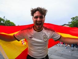 Daniel Martín llegó a México para visitar a su novia y terminó siendo testigo del campeonato de España en un ambiente de fiesta mundialista. EL INFORMADOR/ J. ACOSTA.