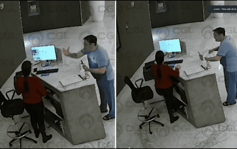 El pasado 29 de junio de 2026 en el hotel Park Life Paradox en Ciudad de México Un sujeto agredió física y verbalmente a la recepcionista del negocio. ESPECIAL / X