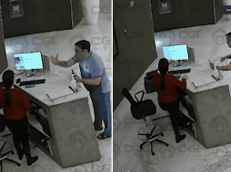 El pasado 29 de junio de 2026 en el hotel Park Life Paradox en Ciudad de México Un sujeto agredió física y verbalmente a la recepcionista del negocio. ESPECIAL / X