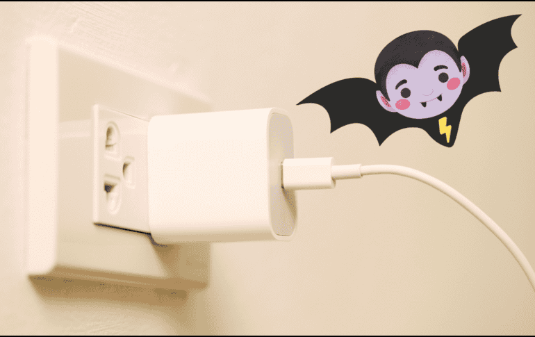 El consumo de energía de aparatos conectados sin usar es conocido técnicamente en el mundo de la eficiencia energética como consumo fantasma o vampiro eléctrico. ESPECIAL / CANVA