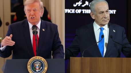 Trump rechazó la posibilidad de que Benjamín Netanyahu sea detenido en Nueva York. EFE/ARCHIVO/ESPECIAL