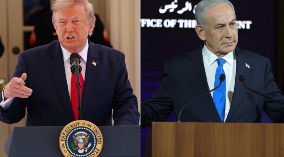 Trump rechazó la posibilidad de que Benjamín Netanyahu sea detenido en Nueva York. EFE/ARCHIVO/ESPECIAL