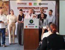 Mery Gómez Pozos, Alberto Maldonado, Marcela Michel y Raúl Álvarez pidieron la instalación de un consejo consultivo en torno a los problemas de agua que enfrenta el Área Metropolitana de Guadalajara. EL INFORMADOR / M. Hernández