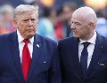 Trump afirmó que el torneo superó expectativas y destacó el papel de Gianni Infantino al frente de la FIFA. EFE/S. Thew