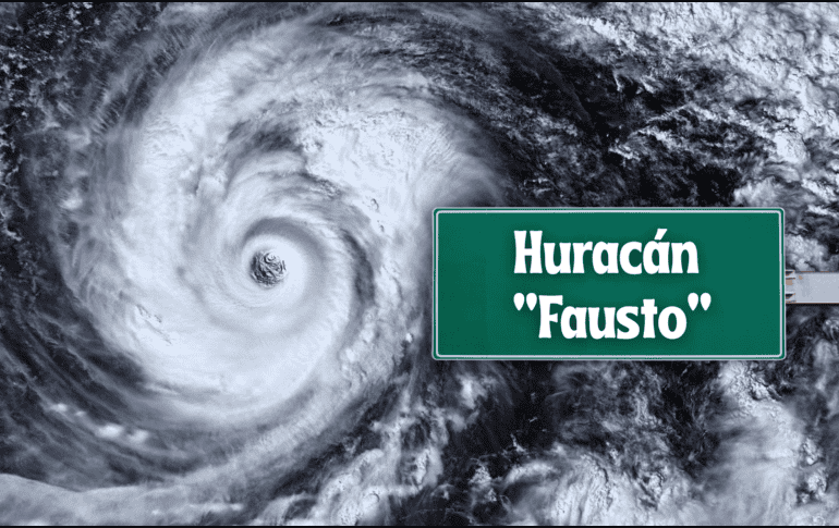La formación de “Fausto” marca un hito al ser el primer huracán del 2026 en el Pacífico oriental. ESPECIAL / CANVA